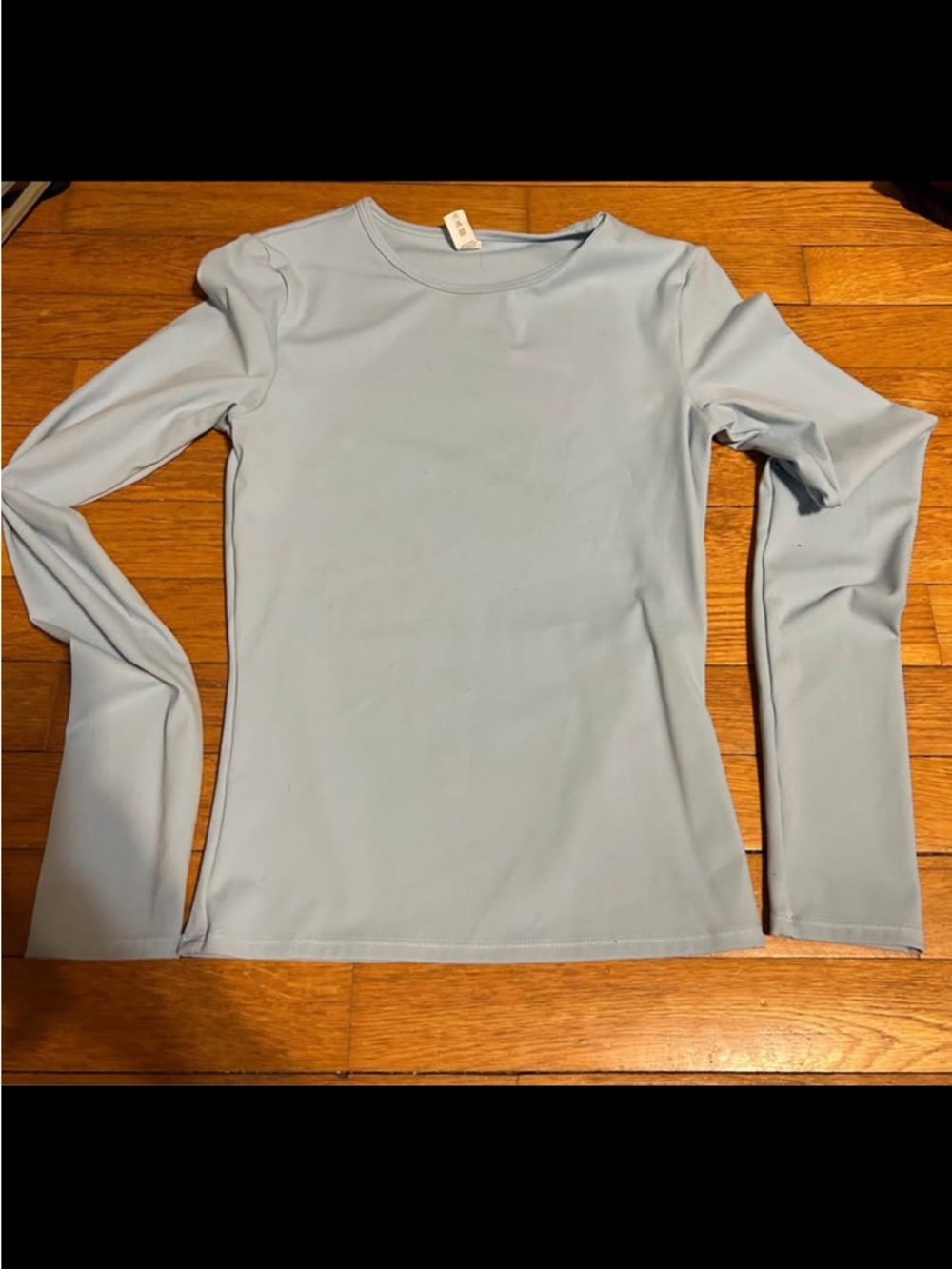 Light Blue Long Sleeve Women's Performance Top